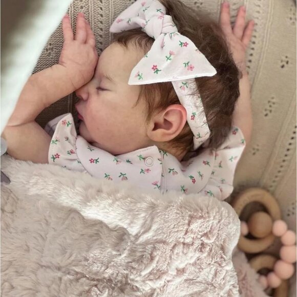 🆕 20inch vinyl body Sleeping Reborn Babies Girl Realistic Newborn Babies Doll - Picture 3 of 5
